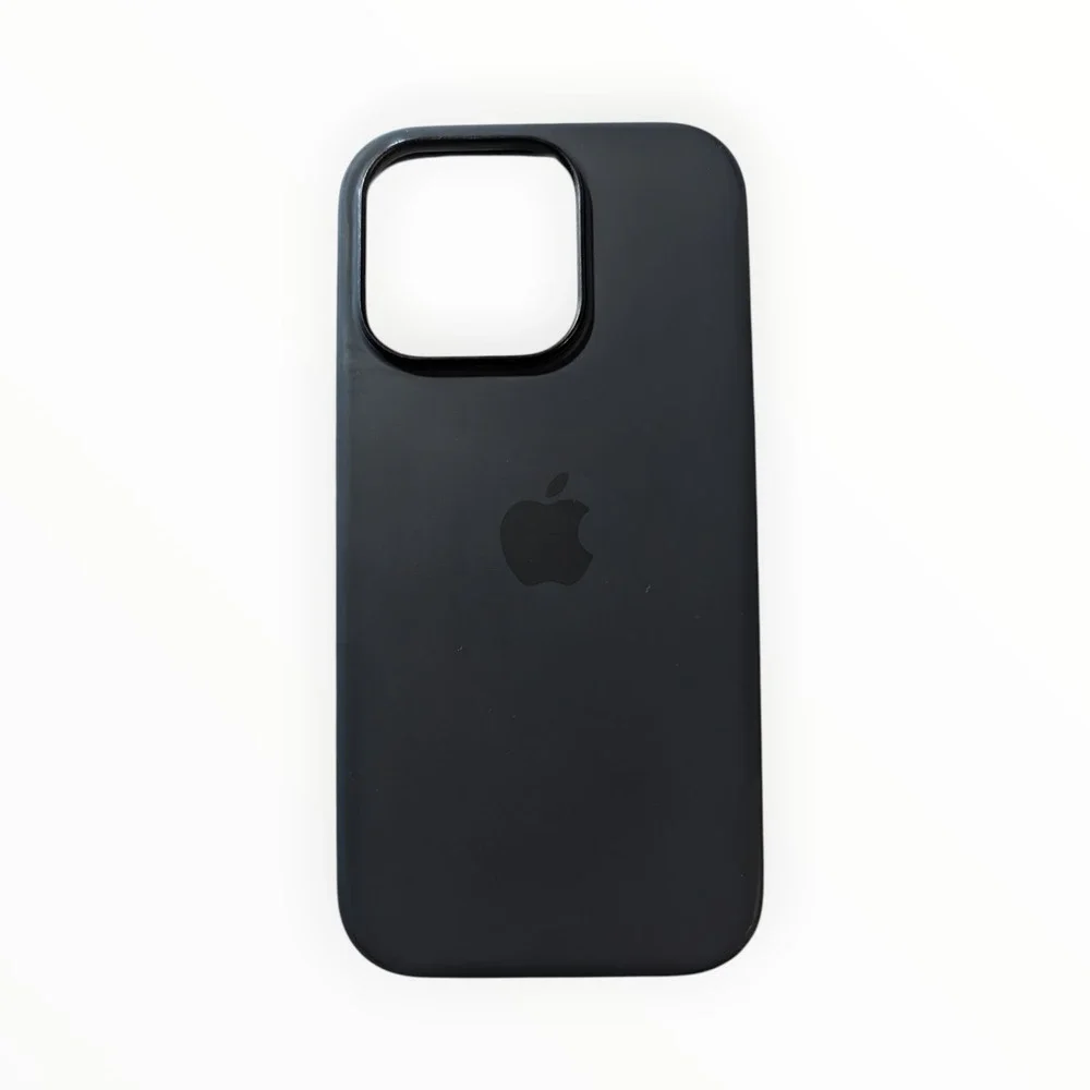 R8-Poly Apple Silicone Case with MagSafe for iPhone 16 Pro‎ - Black